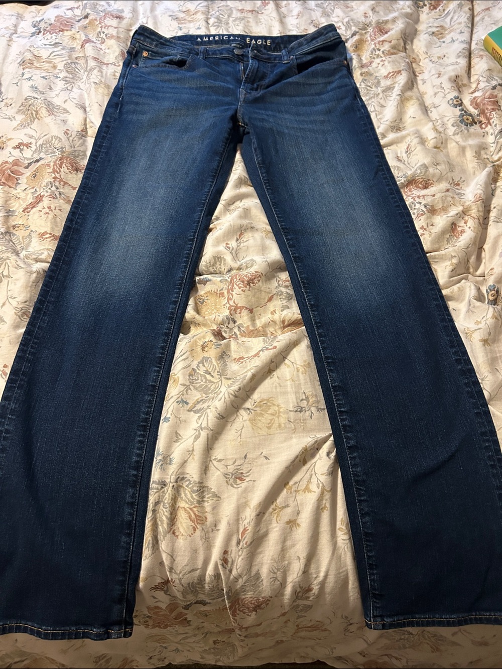 American Eagle Outfitters Indigo Straight-Leg Jeans